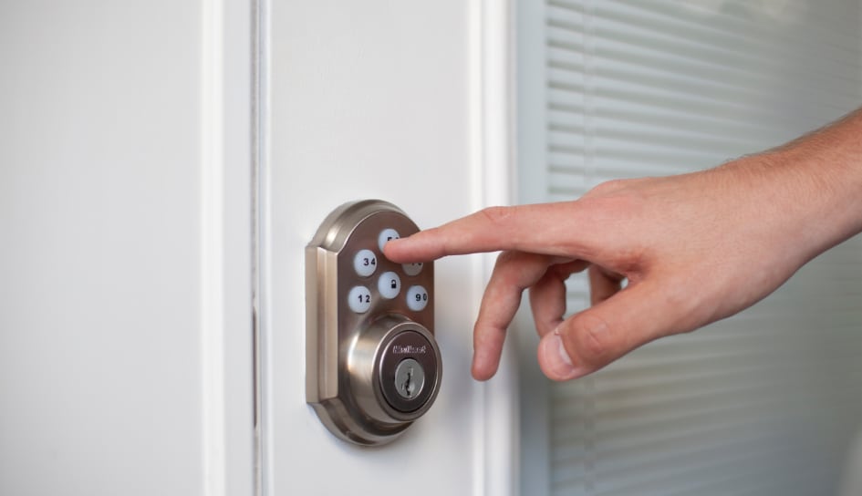 ADT smartlock on a Boulder home